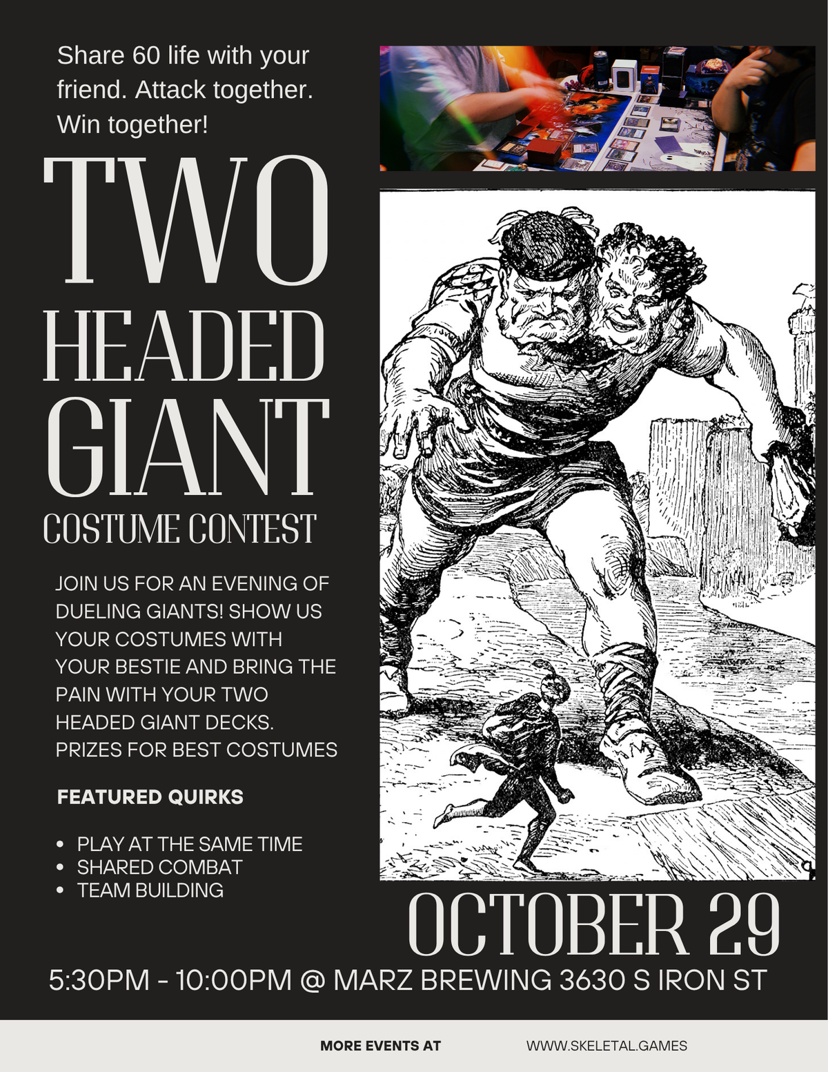 Two Headed Giant Costume Contest